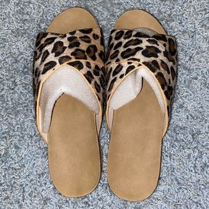 Leopard Platform Sandals